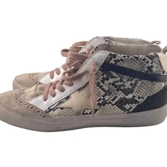 Shu Shop Paulina Snake Sneaker Shoes - Picture 5 of 6
